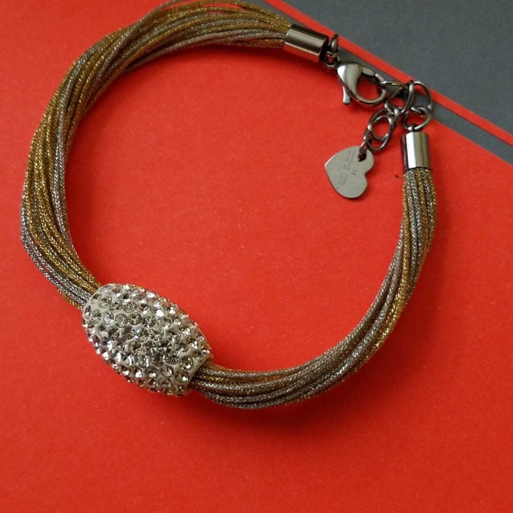 Pretty Metallic Threads Bracelet